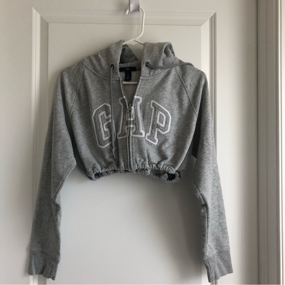 Gap Hooded Crop Sweatshirt - Picture 2 of 6